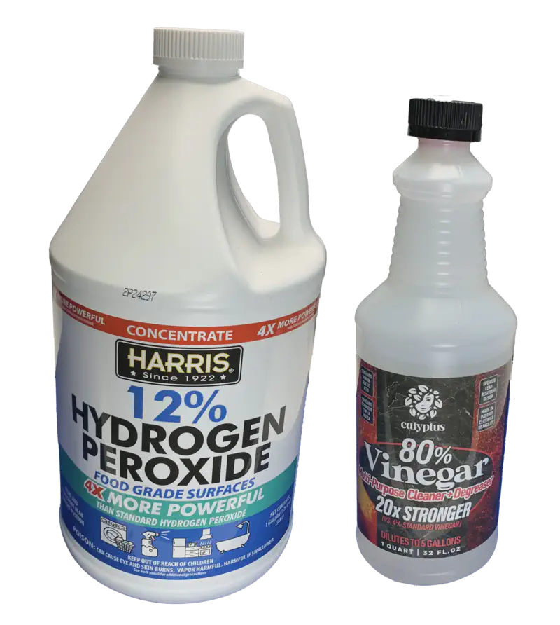 Hydrogen Peroxide and Vinegar hydrogen peroxide and vinegar