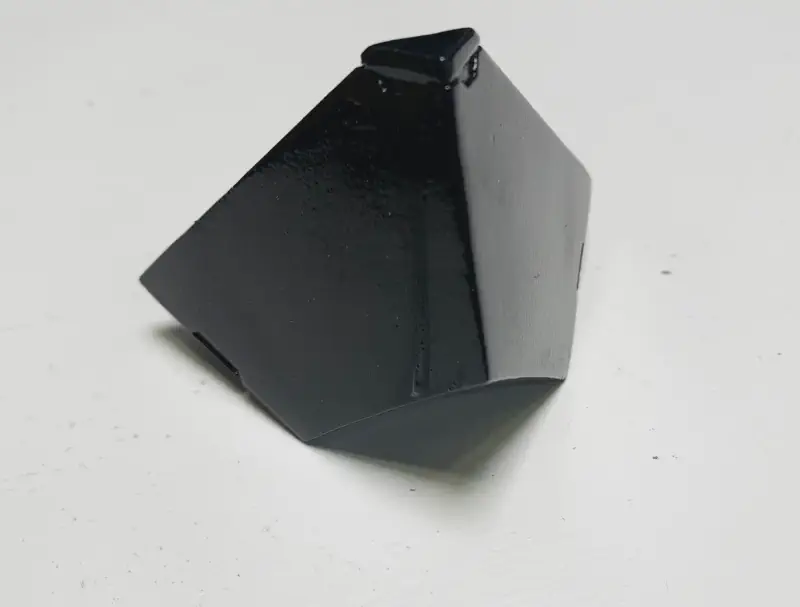 Complete set of painted and finished shell components ready for assembly