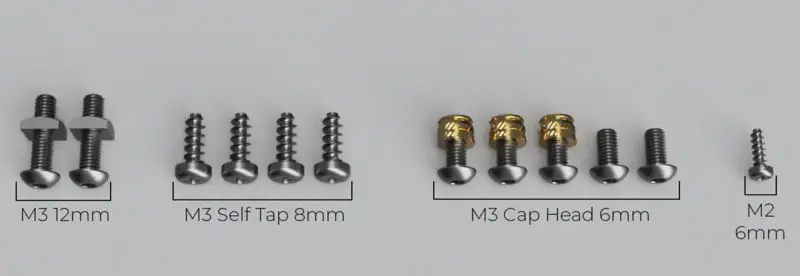 shell screws
