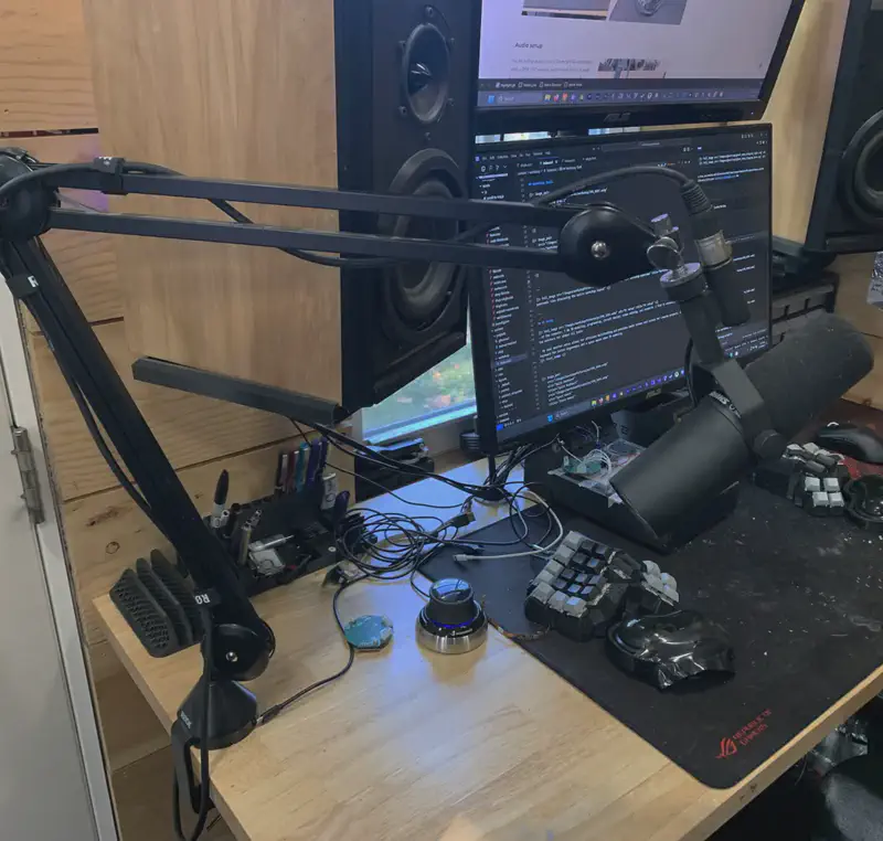 Microphone setup